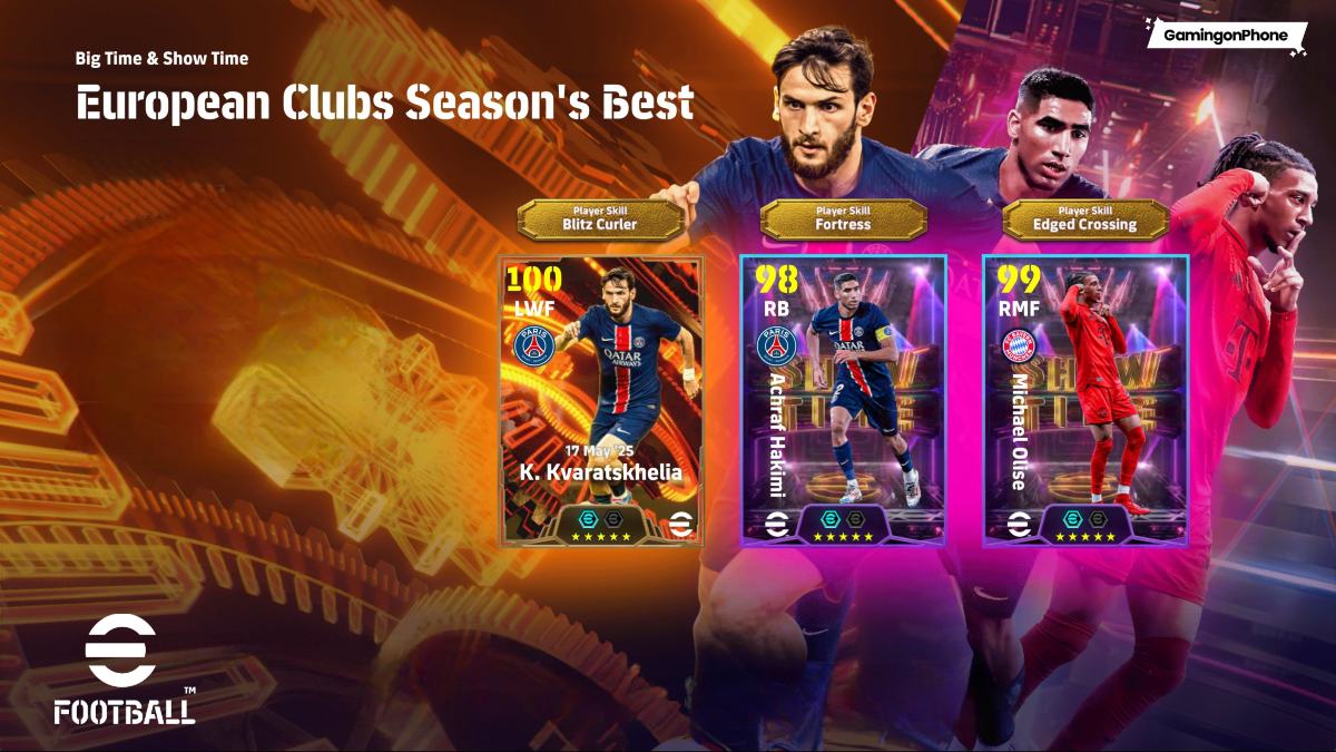 eFootball 2025 European Clubs Season’s Best pack review