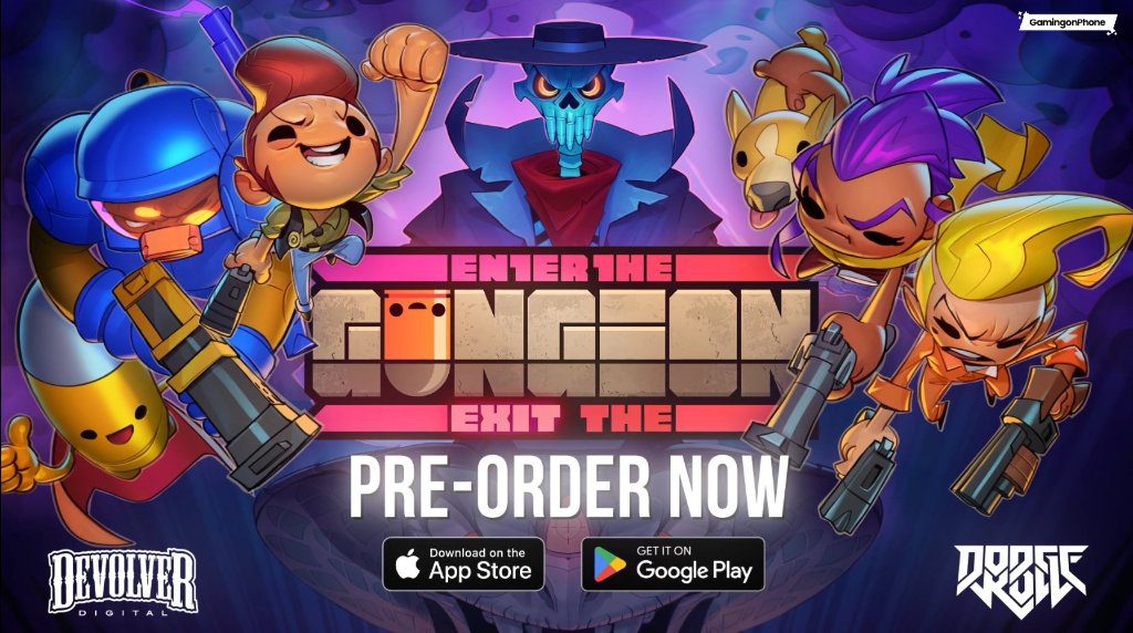 Devolver Digital’s Enter & Exit the Gungeon are bringing bullet hell mayhem to mobile this summer, pre-registration now open