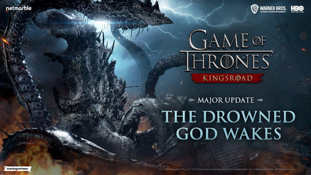 Game of Thrones: Kingsroad brings a new region, Raid mode, and Kraken in its first content update, “The Drowned God Wakes”