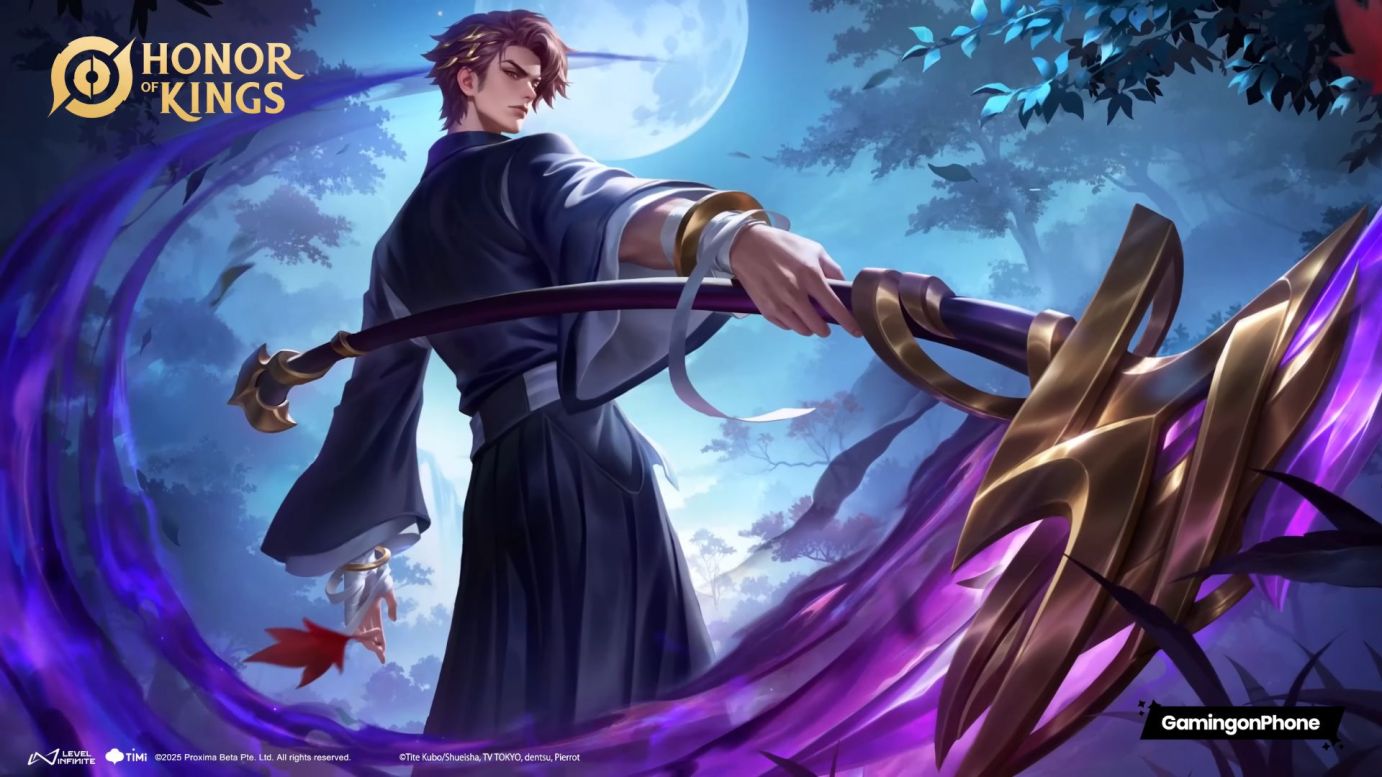 Honor of Kings x BLEACH collab event: Here’s how to get Bai Qi’s Shihakusho skin for free