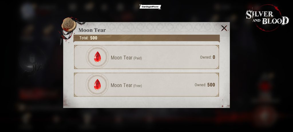 Silver and Blood Currency Guide: Tips to earn Moon Tear in the game